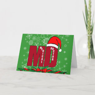 CHRISTMAS SANTA MD - ARZT FEIERTAGSKARTE