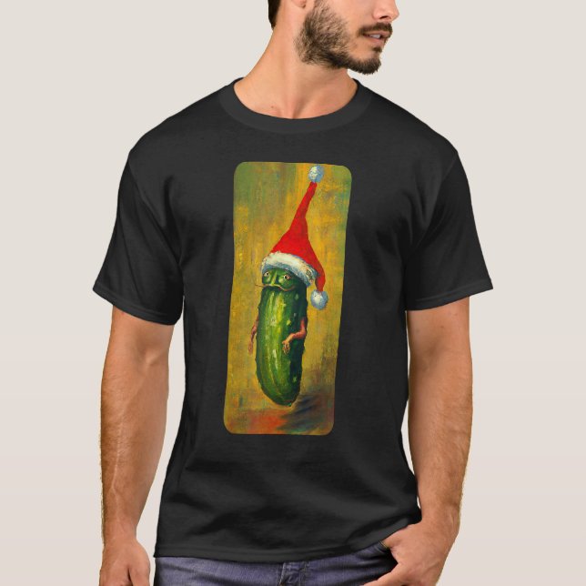 Christmas Santa Pickle is So Fun and Delicious T-Shirt (Vorderseite)