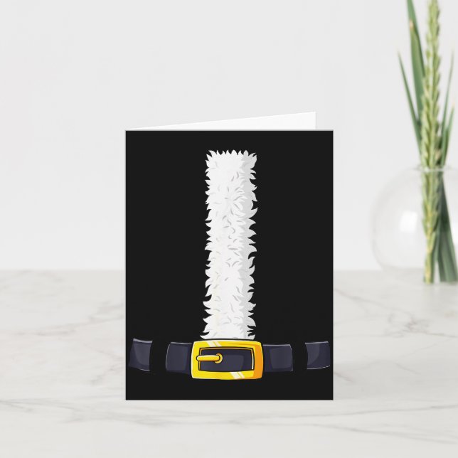 Christmas Santa-santa Claus Costume Fun Santa Suit Karte (Vorderseite)