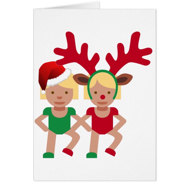 christmas santa twins emoji (Vorne)