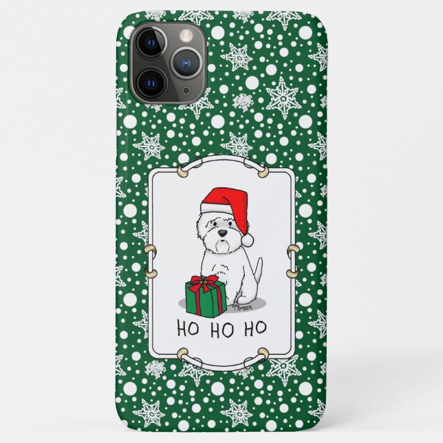 Christmas Santa West Highland White Terrier Westie Case-Mate iPhone Hülle (Rückseite)