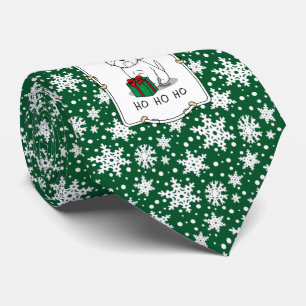 Christmas Santa West Highland White Terrier Westie Krawatte