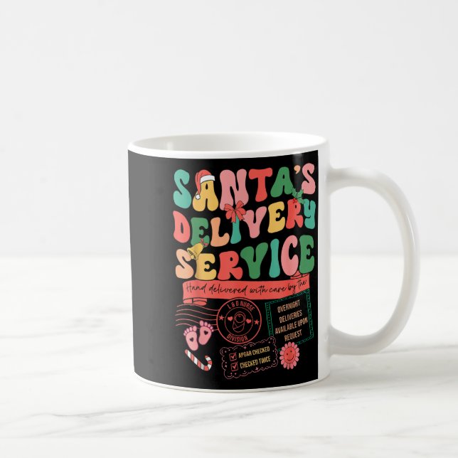 Christmas Santa's Delivery Service L&amp;d Labor D Kaffeetasse (Rechts)