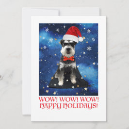 Christmas Schnauzer Ankündigung