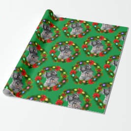 Christmas Schnauzer Salt Pepper Geschenkpapier