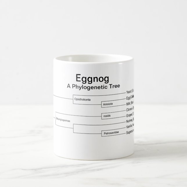 Christmas Science Tasse Eggnog : Ein Phylogenetisc (Mittel)