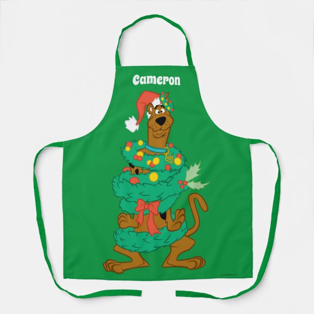 Christmas Scooby Schürze (Vorderseite)