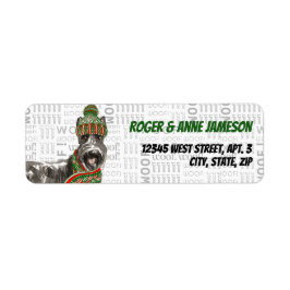 Christmas Scottie Dog Lover Urlaubsadresse