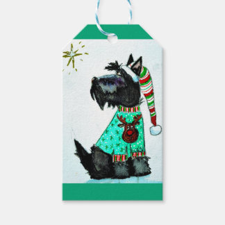 Christmas Scottie Geschenkanhänger