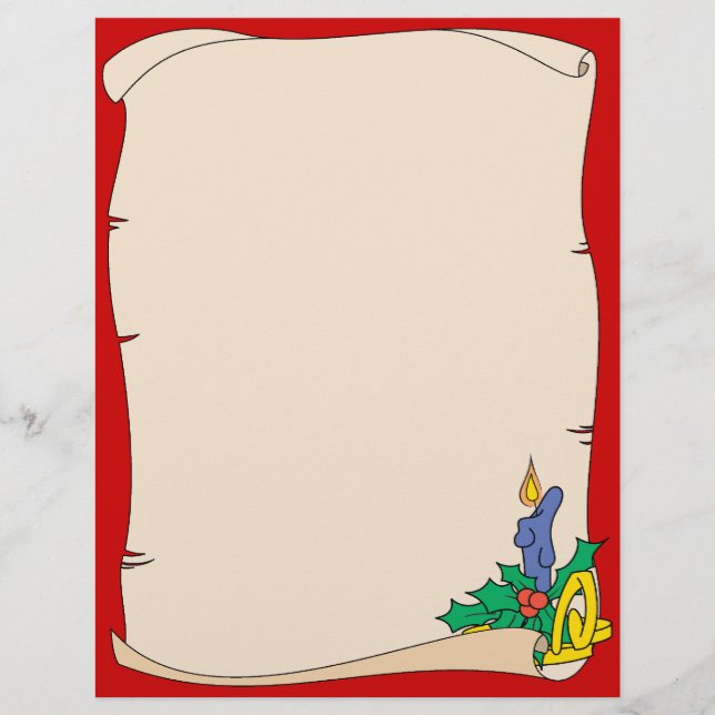 Christmas Scroll Letterhead (Vorderseite)