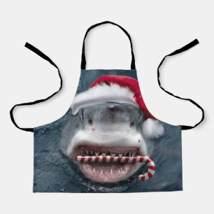 Christmas Shark Schürze