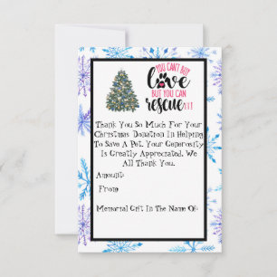 Christmas Shelter Fundraiser RSVP Karte