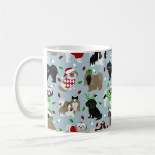 Christmas Shih Tzu Dogs Tasse