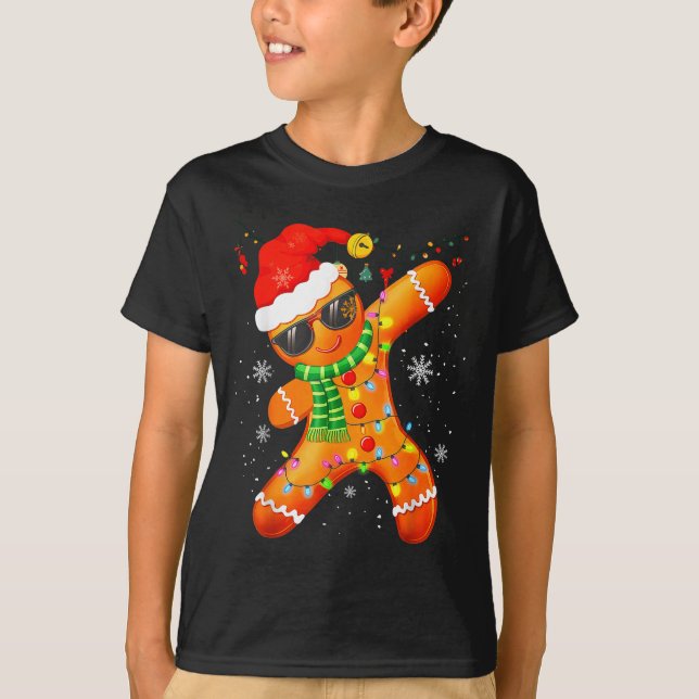 Christmas Shirts Kids Boys Toddler Gingerbread Xma (Vorderseite)