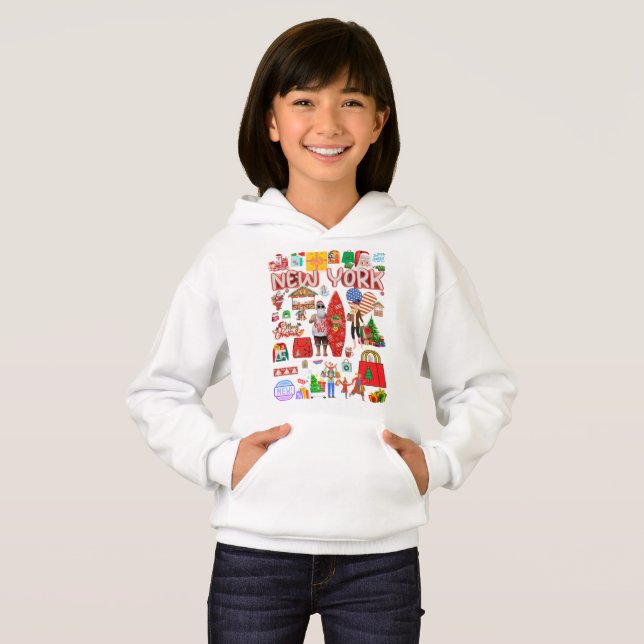 Christmas Shopping Hoodie (Vorne ganz)