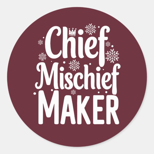 Christmas | Silvesteraufkleber Runder Aufkleber (Vorderseite)