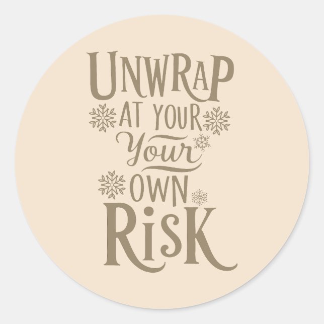 Christmas | Silvesteraufkleber Runder Aufkleber (Vorderseite)