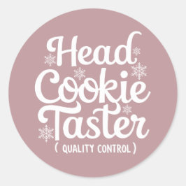 Christmas | Silvesteraufkleber Runder Aufkleber