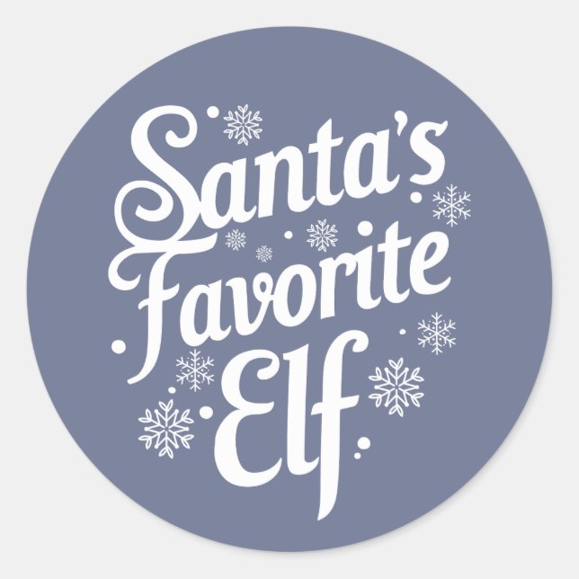 Christmas | Silvesteraufkleber Runder Aufkleber (Vorderseite)