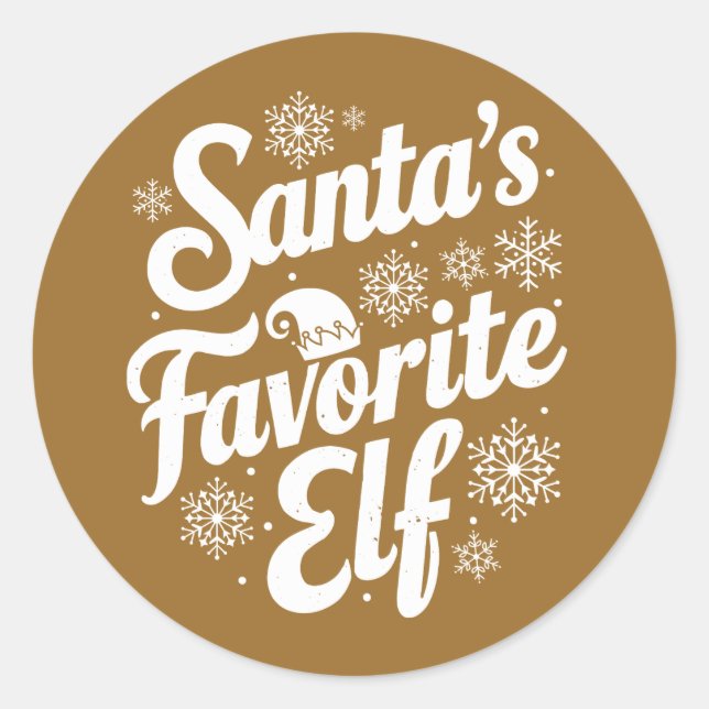 Christmas | Silvesteraufkleber Runder Aufkleber (Vorderseite)