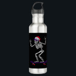 CHRISTMAS SKELETON AUF SKATEBOARD FUNNY XMAS EDELSTAHLFLASCHE<br><div class="desc">CHRISTMAS SKELETON AUF SKATEBOARD FUNNY XMAS</div>