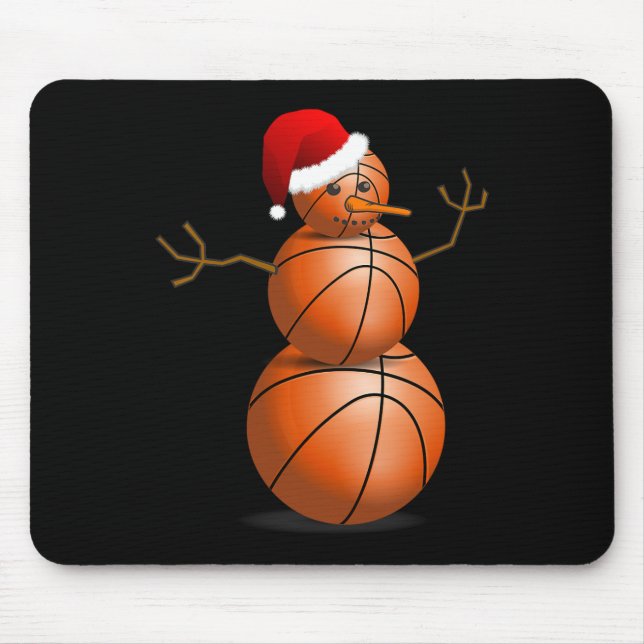 Christmas Sketll Shirt - Sketll Snowman Mousepad (Vorne)