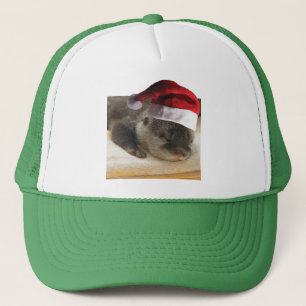 Christmas Sleepy Otter Truckerkappe