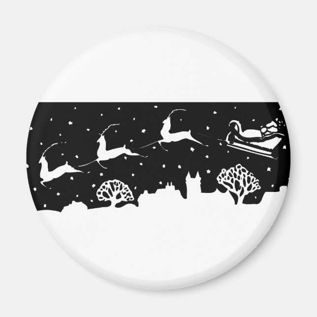 Christmas Sleigh Magnet (Vorne)