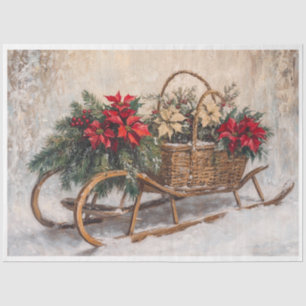 Christmas Sleigh Seidenpapier