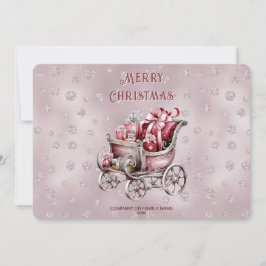 Christmas Sleigh With Gifts Holiday Card Feiertagskarte