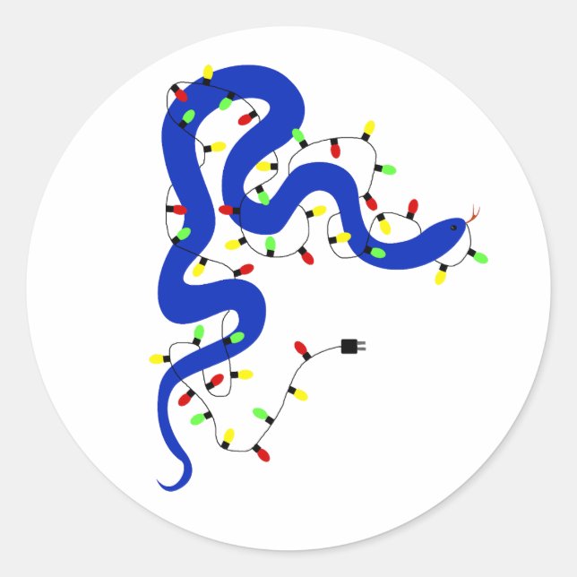 Christmas Snake Stickers (Vorderseite)