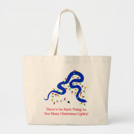 Christmas Snake Tote Bag Jumbo Stoffbeutel