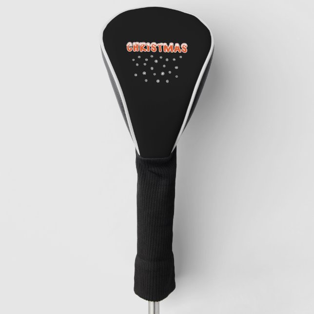 CHRISTMAS Snow and Snowballs Golf Headcover (Vorderseite)