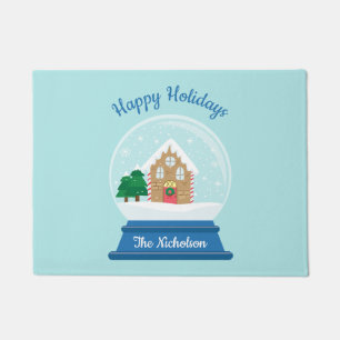 CHRISTMAS SNOW GLOBE FUßMATTE