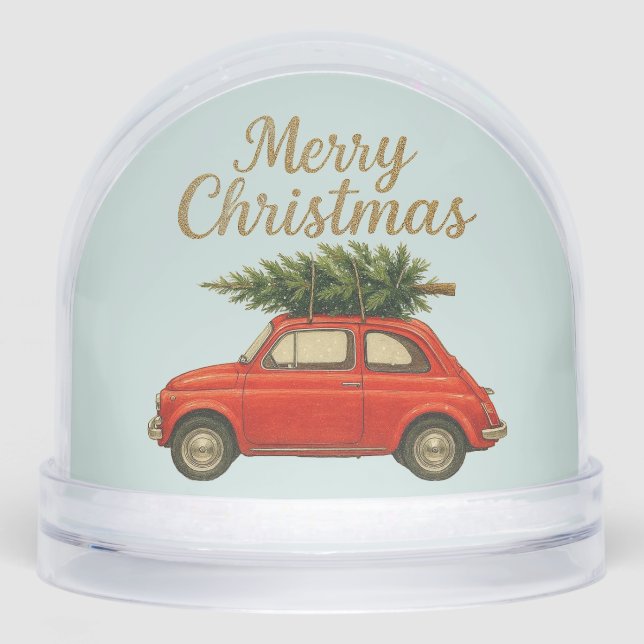 Christmas Snow Globe. Schneekugeln (Vorderseite)