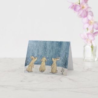 Christmas Snow Greeting Card Karte