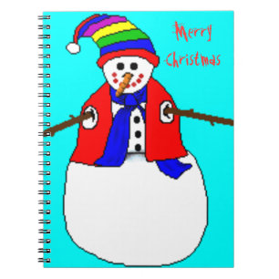 CHRISTMAS SNOWBOOK - XMAS GIFTS - NOTEBOOKS NOTIZBLOCK