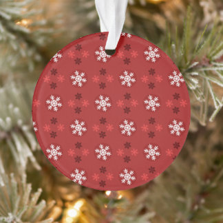 Christmas Snowflake Art Pattern Ornament
