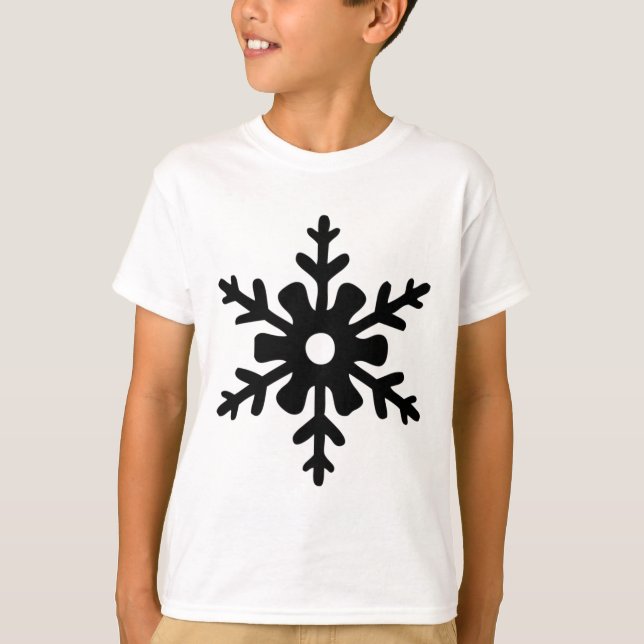 Christmas Snowflake Trendy T-Shirt (Vorderseite)