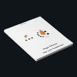 Christmas Snowman Candy Bar Wrapper Gastgeschenk Notizblock<br><div class="desc">Weihnachtsfeiertage Snowman Candy Bar Wrapper Gastgeschenk. 40 Blätter von Wrappern, die um die Standardgröße Candy Bars falten. Man braucht nur einen Klebeststift. Personalisieren Sie das Gastgeschenk</div>