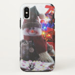 CHRISTMAS SNOWMAN Case-Mate iPhone HÜLLE<br><div class="desc">CHRISTMAS SNOWMAN MIT DEKORIERTEM CHRISTMAS-BAUM</div>