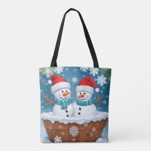 Christmas Snowman Couple