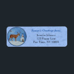 Christmas Snowman Dee Niedlich Bunny Blue<br><div class="desc">Ein weißer Buchsbaum schnuppert einem Weihnachtsschneemann die Karottennase,  während ein niedliches,  kleines Hasen das Reh bittet,  ein Stück zu teilen. Aber es gehört wirklich dem Schneemann,  oder? Realistische Kunstwerke aus einer originalen Ölmalerei von Crista S. Forest und Wildtieren.</div>