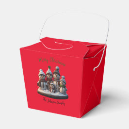 Christmas Snowman Geschenkschachtel