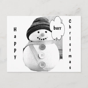**CHRISTMAS SNOWMAN** POSTCARD FÜR JEDEN FEIERTAGSPOSTKARTE