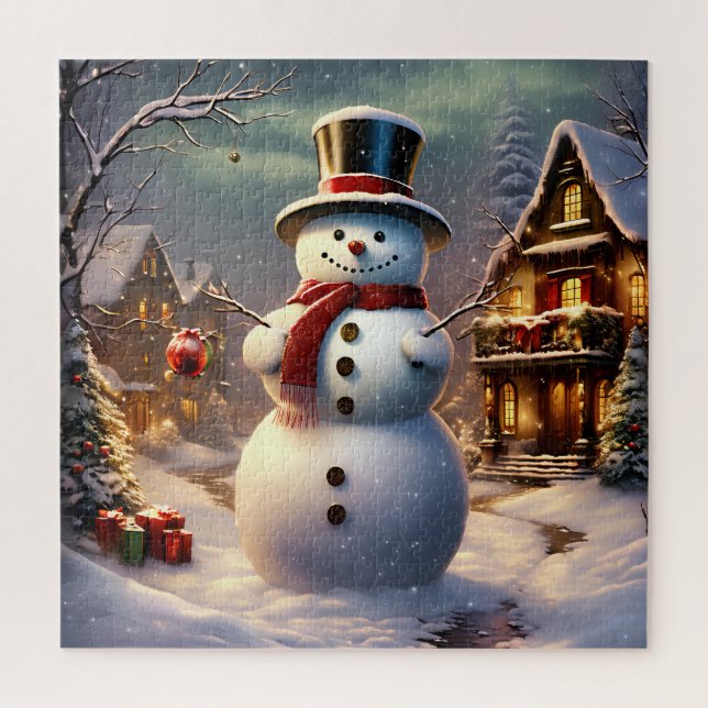 Christmas Snowman Puzzle (Vertikal)