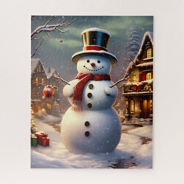 Christmas Snowman Puzzle (Vertikal)