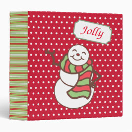 Christmas Snowman Scrapbook Binder 3,8 Cm Ordner