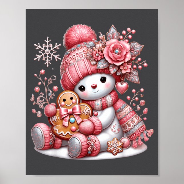 Christmas Snowperson  Poster (Vorne)