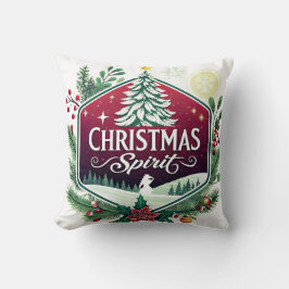 Christmas Spirit – A Festive Emblem of Joy Kissen